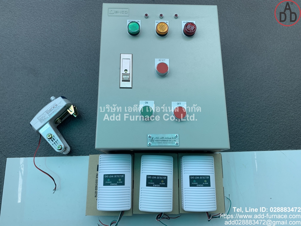 1Box Control, 3Sets Gas Detector, 1set Gas Shutoff Device(0)
